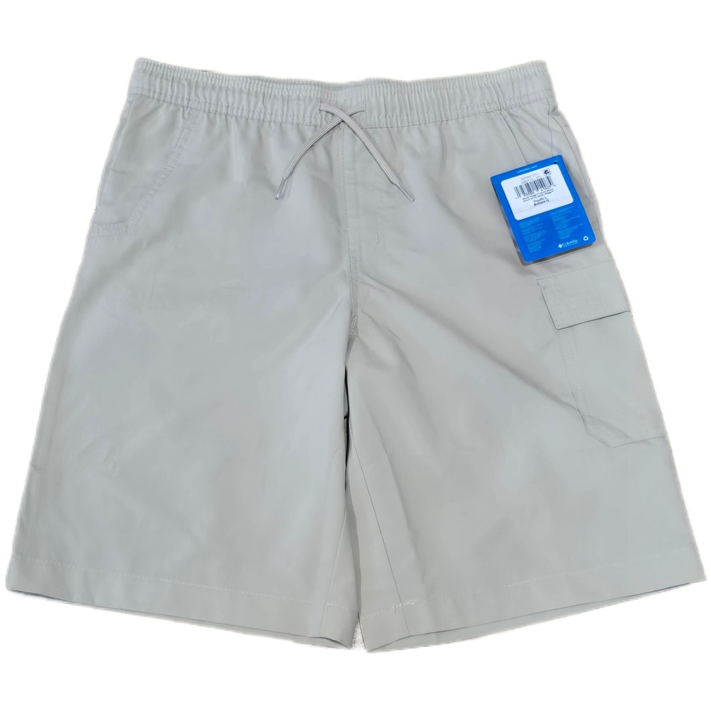 Columbia Silver Ridge Utility Shorts Youth Large Fossil Grey‎ NWT Vacation
